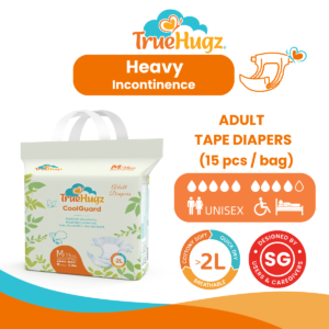 TrueHugz CoolGuard (Adult Diapers – 15 Pieces)